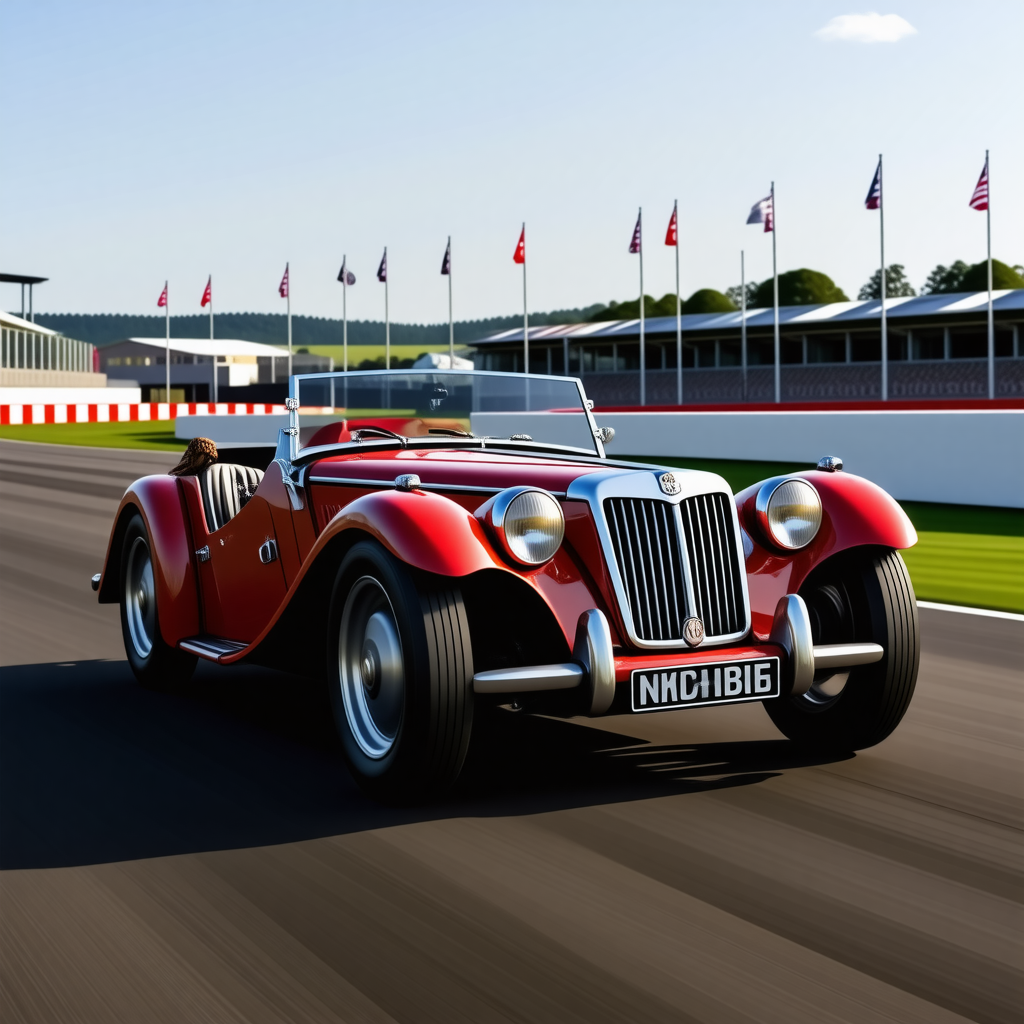 MG TD (1952) โ MG's Racing Glory at Silverstone