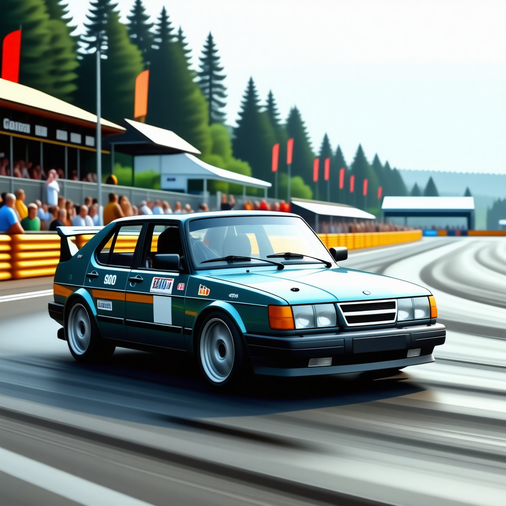 Saab 900 Turbo (1991) — Saab's Turbo Technology Steals Racing Glory